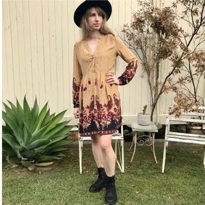 Free People Sierra Valley Dress with Pockets Size S/P